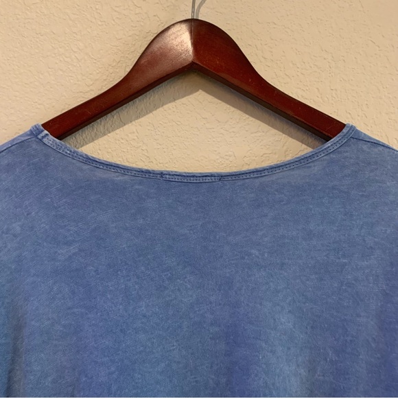 Jess & Jane Artsy Floral Tunic – Distressed Textured Fabric – 1X – Made in USA - Picture 9 of 16